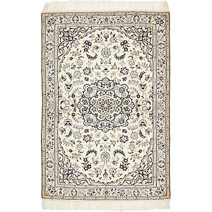 Unique Loom 3' 2 x 4' 9 Nain Persian Rug