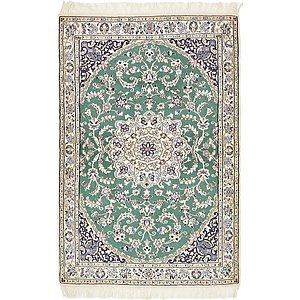 Unique Loom 3' 1 x 5' Nain Persian Rug