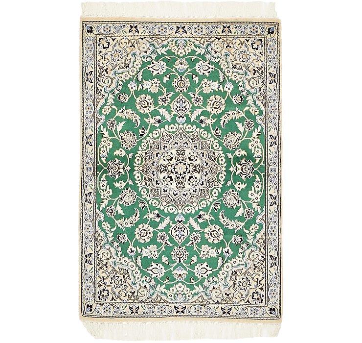 2' 10 x 4' 5 Nain Persian Rug