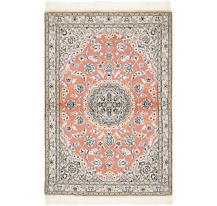 3' 3 x 4' 10 Nain Persian Rug
