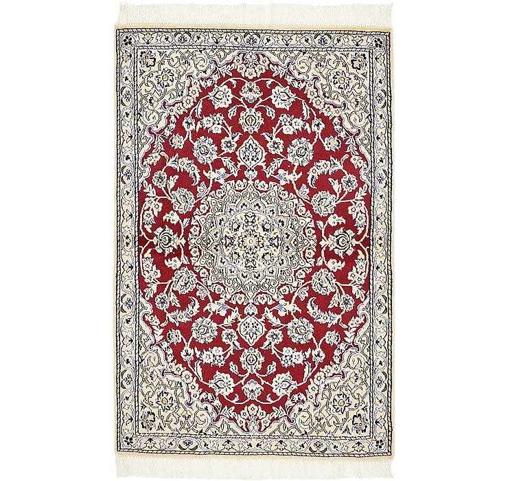 2' 10 x 4' 6 Nain Persian Rug