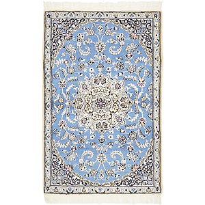 3' x 4' 6 Nain Persian Rug