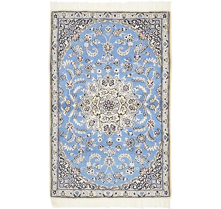 3' x 4' 6 Nain Persian Rug