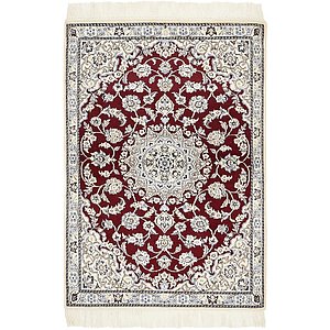 Unique Loom 3' x 4' 4 Nain Persian Rug