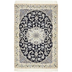 Unique Loom 3' 4 x 5' Nain Persian Rug