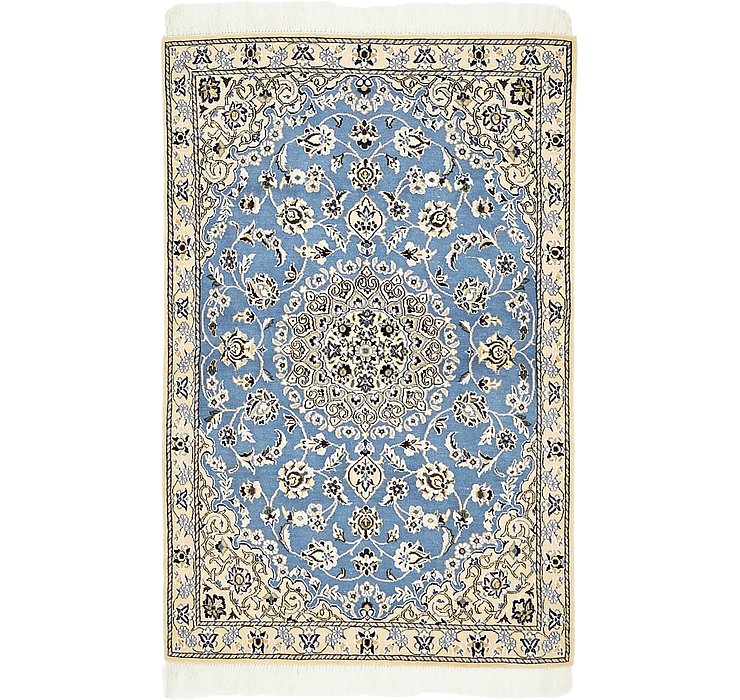 3' 2 x 4' 10 Nain Persian Rug