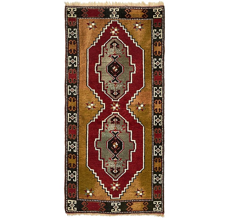 3' 4 x 7' Kars Oriental Runner Rug