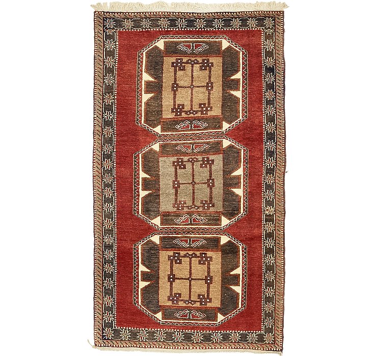 3' 3 x 6' 8 Kars Oriental Rug