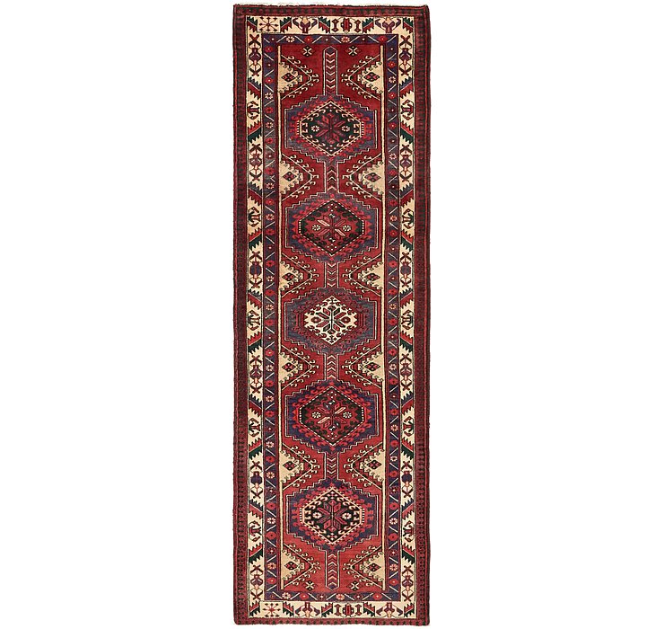 HandKnotted 3' 4 x 10' 5 Meshkin Persian Runner ...