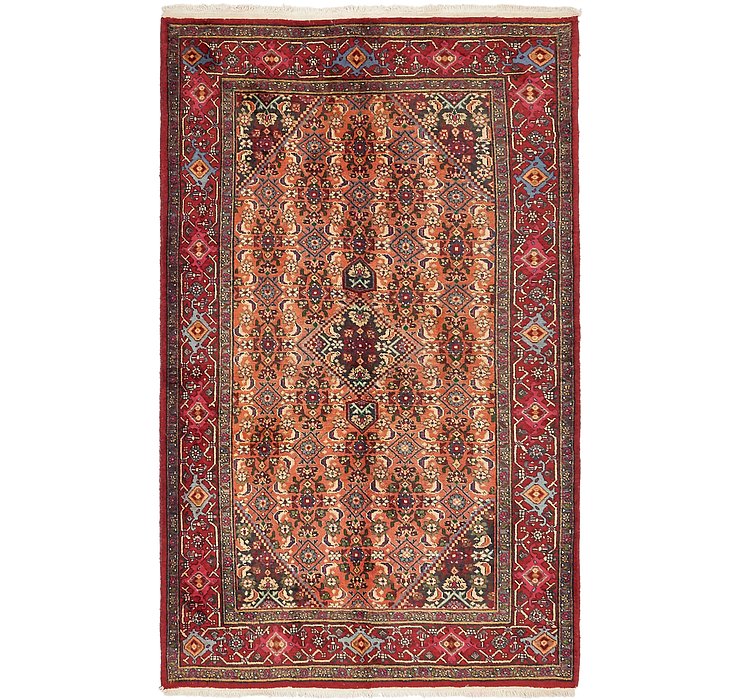 4' 3 x 7' Gholtogh Persian Rug