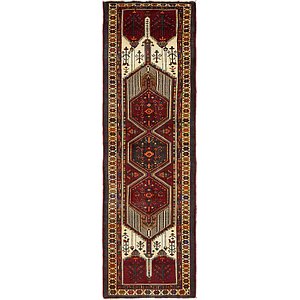 110cm x 345cm Meshkin Persian Runner ...