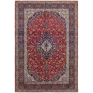 Unique Loom 9' 10 x 14' 5 Kashan Persian Rug