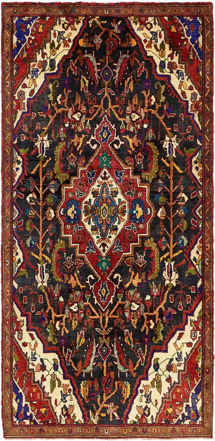 Red 4' 2 x 8' 7 Hamedan Persian Rug Persian Rugs eSaleRugs