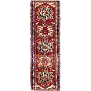 HandKnotted 3' 4 x 10' 5 Meshkin Persian Runner ...