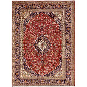 9' 10 x 13' 6 Kashan Persian Rug