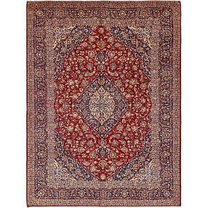 HandKnotted 9' 10 x 13' 3 Kashan Persian Rug