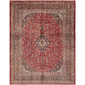 HandKnotted 9' 9 x 12' 6 Mashad Persian Rug