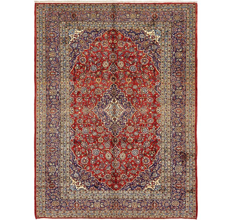9' 4 x 12' 9 Kashan Persian Rug