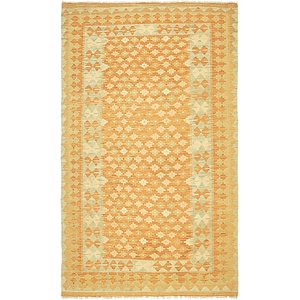 Unique Loom 3' 5 x 5' 7 Kilim Waziri Rug