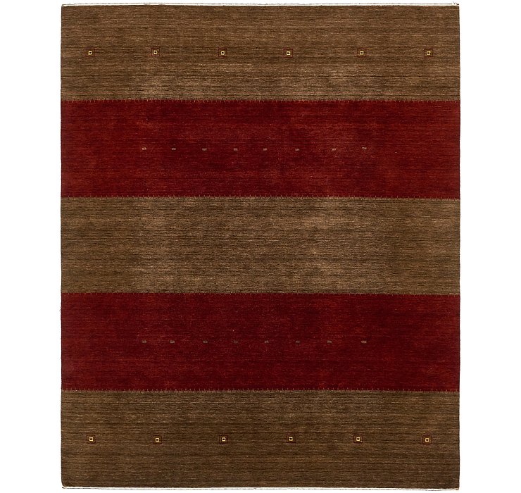 8' 1 x 10' Kashkuli Gabbeh Rug