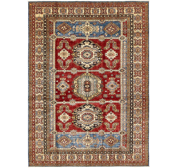 7' x 9' 6 Kazak Oriental Rug