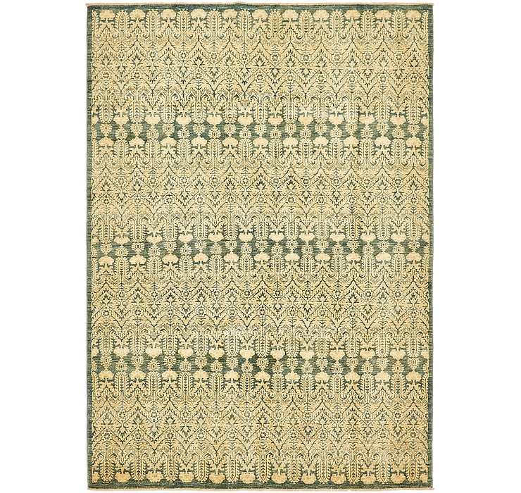 6' 7 x 9' 4 Ikat Oriental Rug