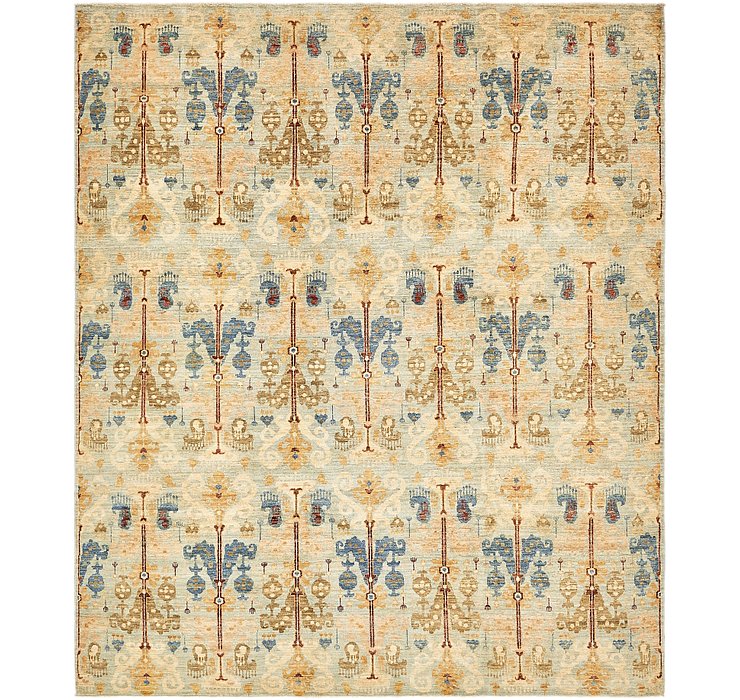 8' 3 x 9' 9 Ikat Oriental Rug