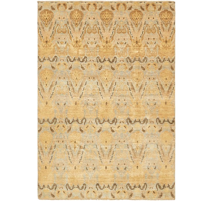 6' x 9' Ikat Oriental Rug