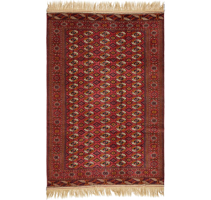 6' 7 x 10' 3 Torkaman Oriental Rug