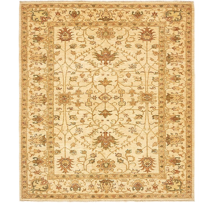 5' 8 x 6' 5 Peshawar Ziegler Rug