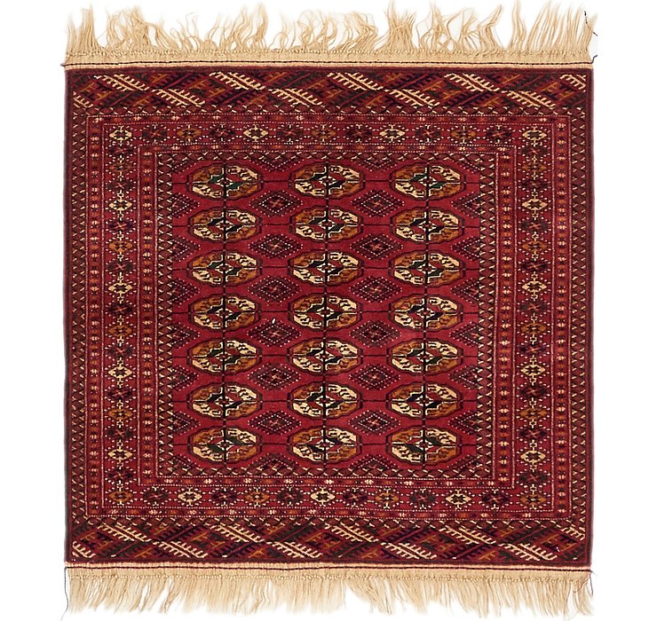 3' 5 x 3' 8 Torkaman Oriental Squar...