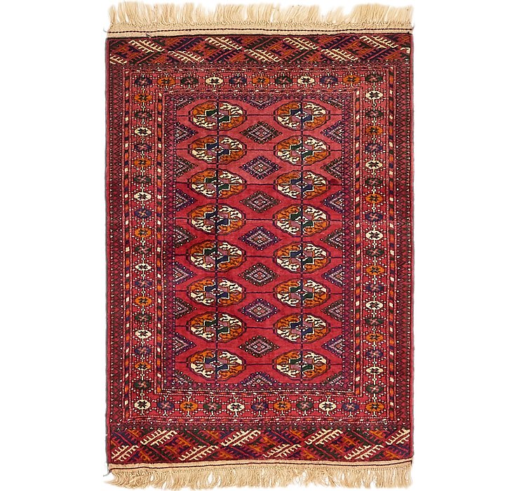 2' 8 x 4' Torkaman Oriental Rug