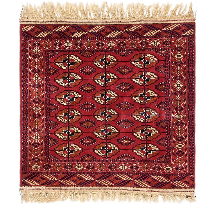 3' 5 x 3' 8 Torkaman Oriental Squar...