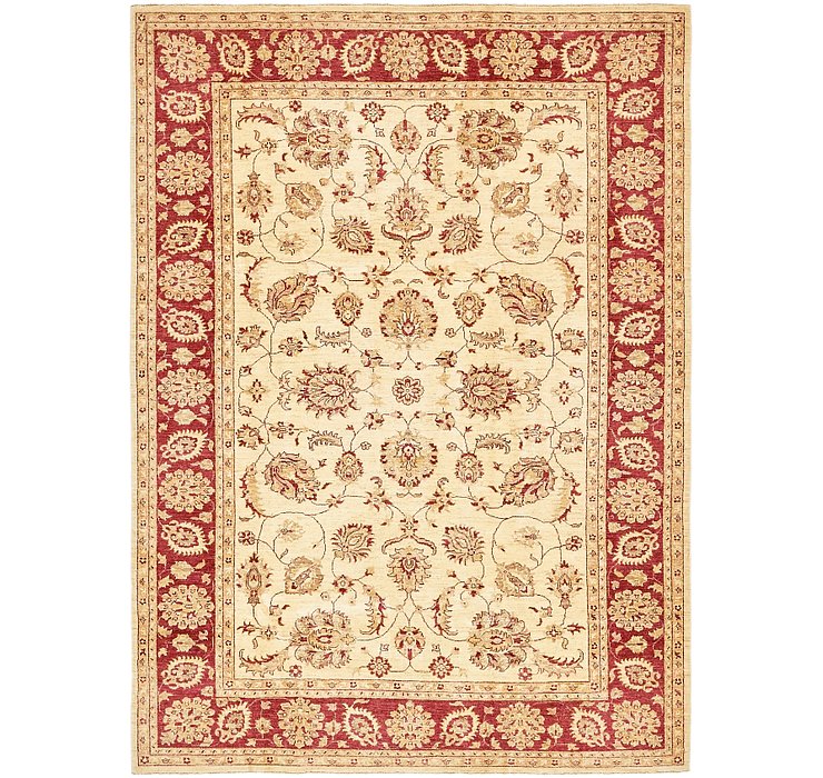 6' 8 x 9' 3 Peshawar Ziegler Rug