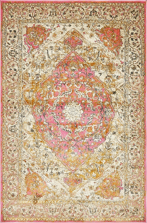 Pink 5' x 7' 7 Aria Rug Area Rugs eSaleRugs
