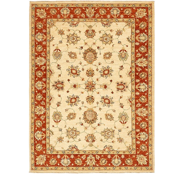 5' 7 x 7' 9 Peshawar Ziegler Rug