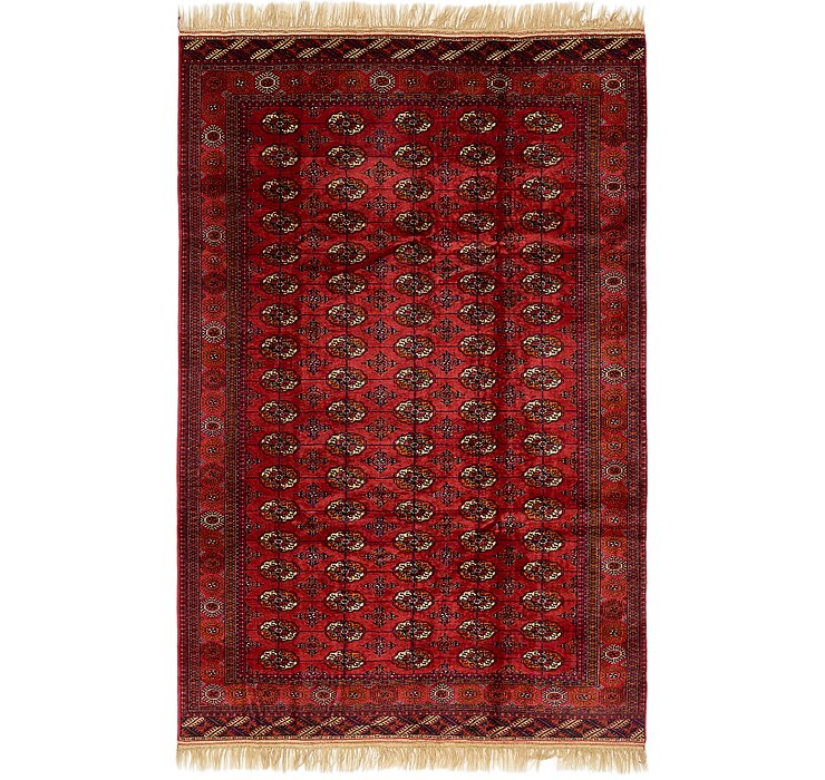 6' 7 x 10' Torkaman Oriental Rug