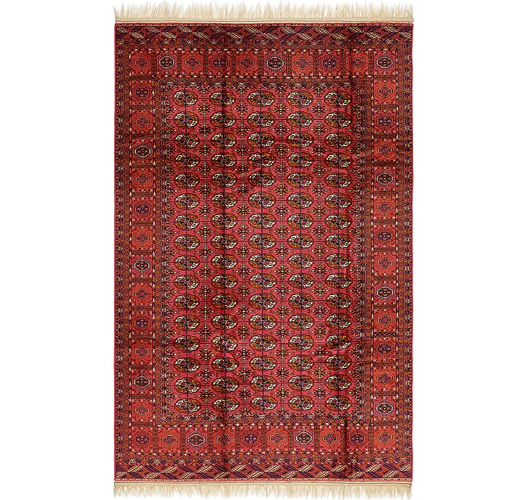 6' 7 x 10' Torkaman Oriental Rug