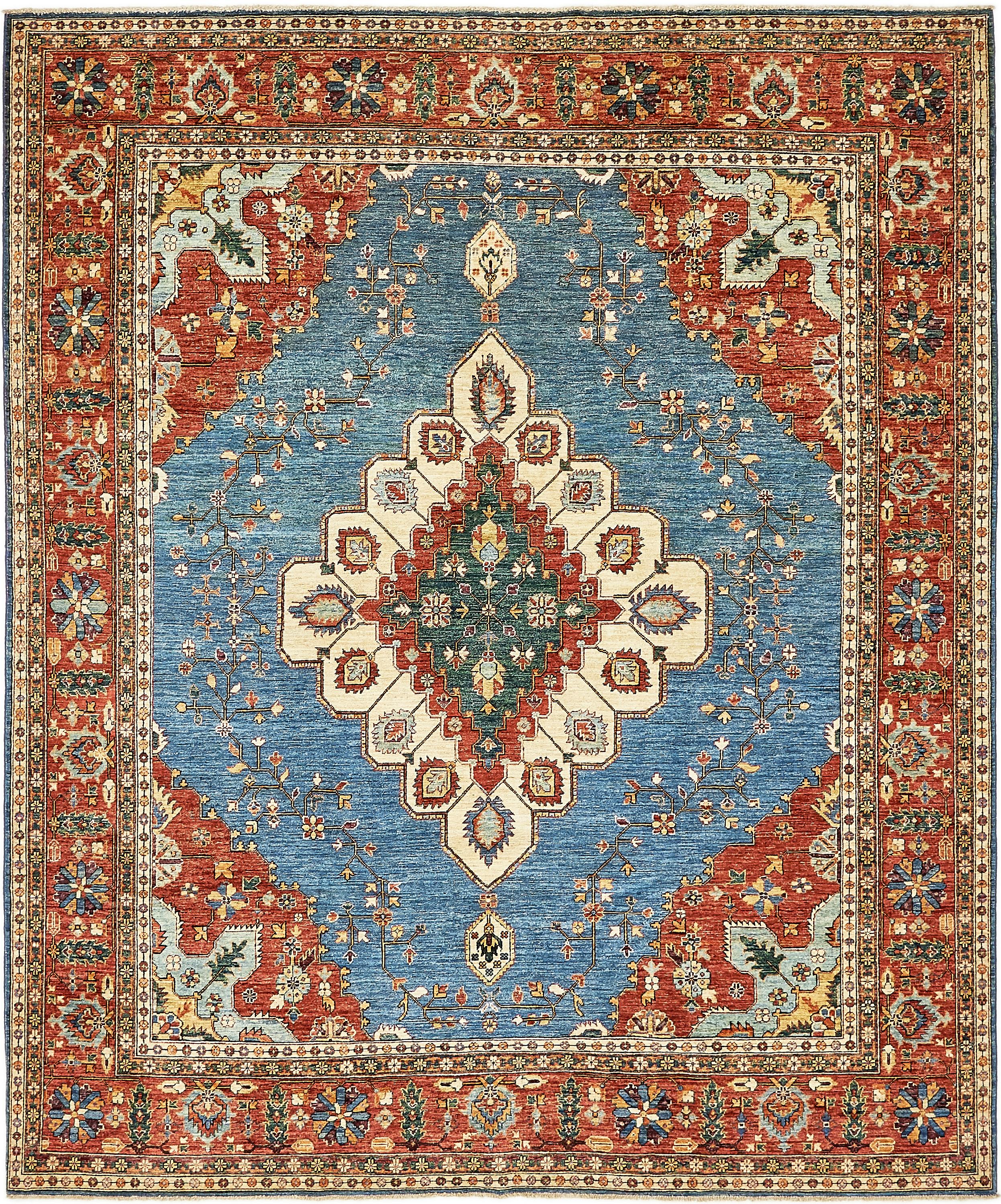 Blue 8' x 9' 7 Ariana Ziegler Oriental Rug eSaleRugs