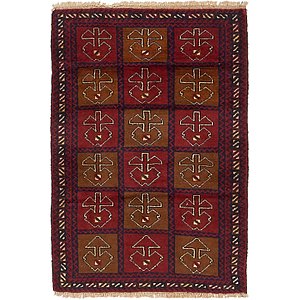 Unique Loom 3' x 4' 4 Balouch Persian Rug