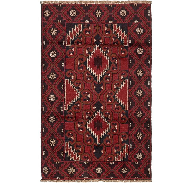 2' 10 x 4' 9 Balouch Persian Rug