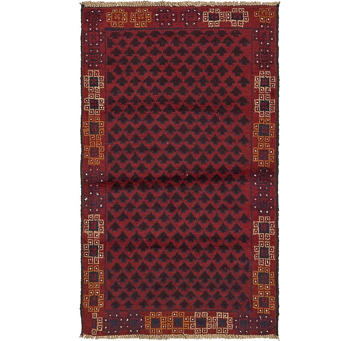 2' 10 x 4' 10 Balouch Persian Rug