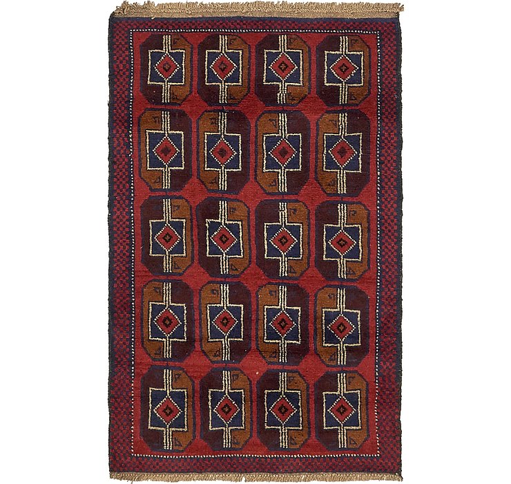 2' 10 x 4' 5 Balouch Persian Rug