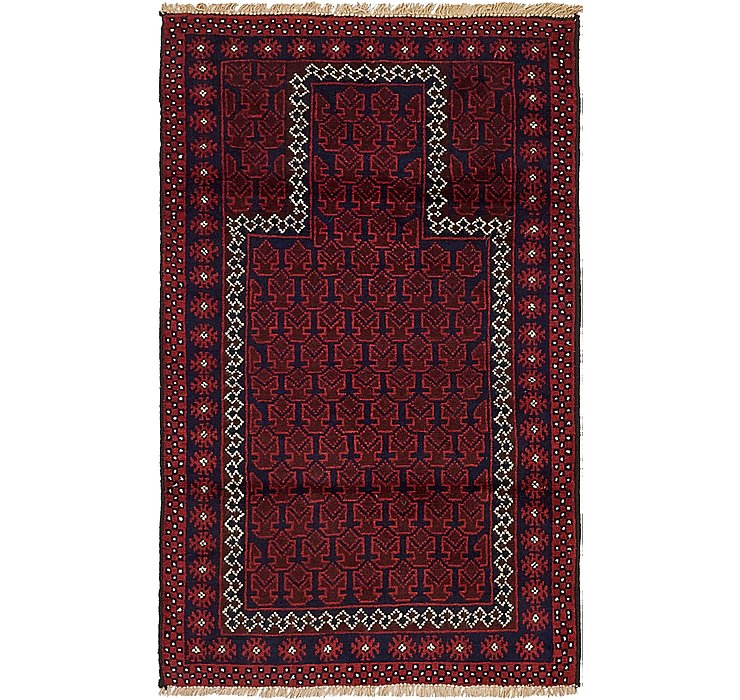 3' x 4' 8 Balouch Persian Rug