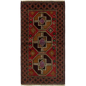 Unique Loom 3' 6 x 6' 10 Balouch Persian Rug