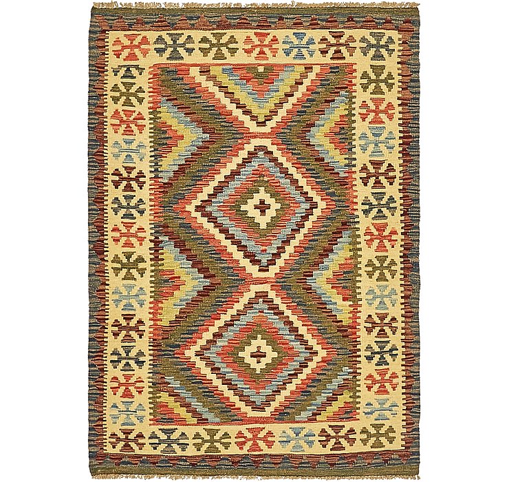 102cm x 147cm Kilim Maymana Rug