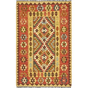 Unique Loom 3' 3 x 5' Kilim Maymana Rug