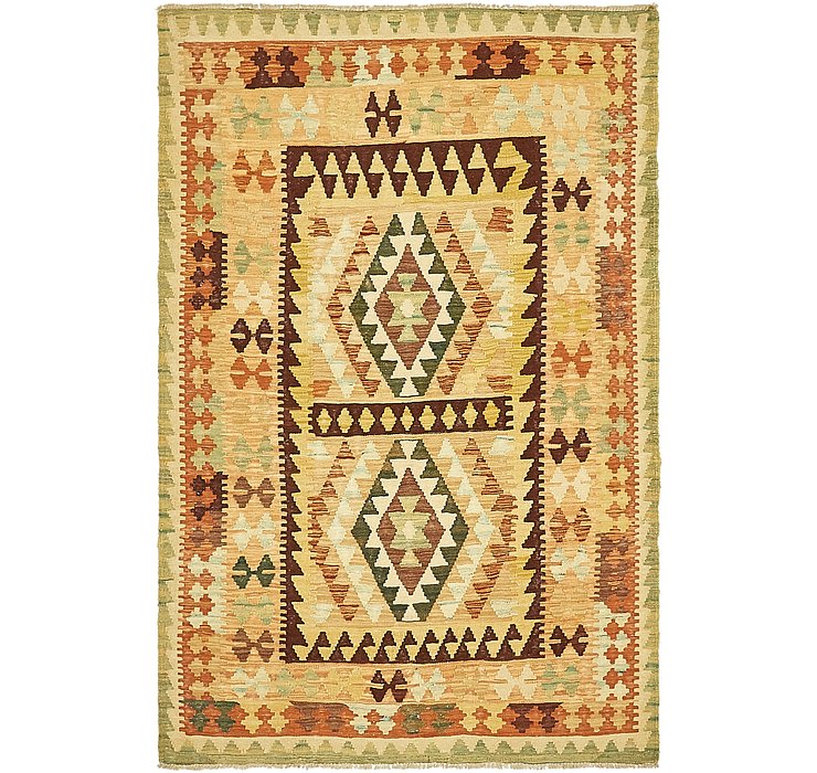 4' x 6' 2 Kilim Waziri Rug