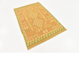 3' 4 x 5' Kilim Waziri Rug