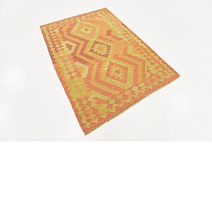 Unique Loom 3' 4 x 4' 10 Kilim Waziri Rug